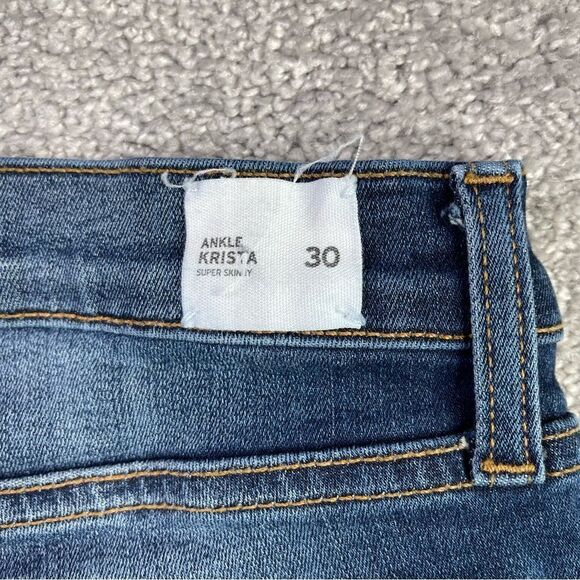 Hudson Krista Jeans Women’s 28* Blue Dark Wash Super Skinny Slim Fit Mid-Rise - Picture 6 of 15